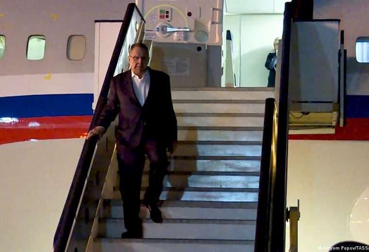 Canciller ruso llega a Estados Unidos para la reunión de ministros del G20 en Atlanta