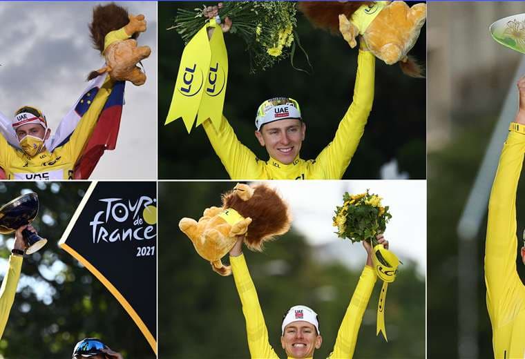 Pogacar se instala en la mesa de los más grandes de la historia del Tour