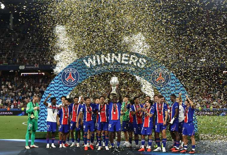 El PSG revalida la Supercopa de Europa tras vencer 2-1 al Aston Villa