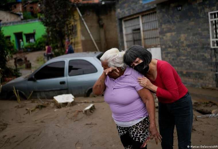 Al menos seis desaparecidos en Venezuela por las lluvias