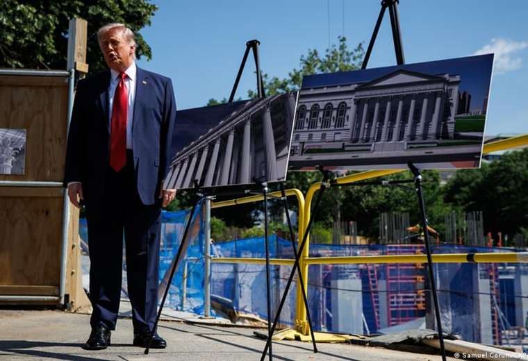 Justicia de EE. UU. bloquea obras del salón de baile de Trump