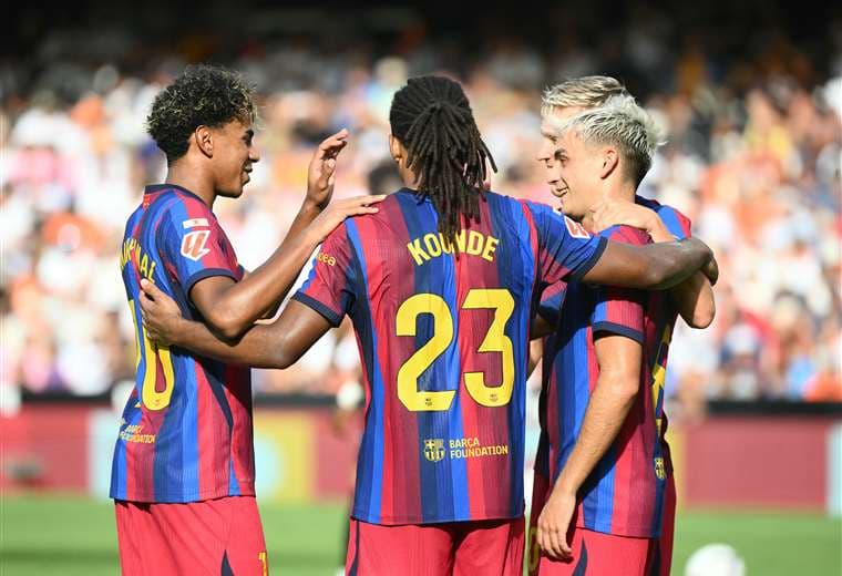 Lamine Yamal lidera la goleada 5-0 del Barça al Valencia