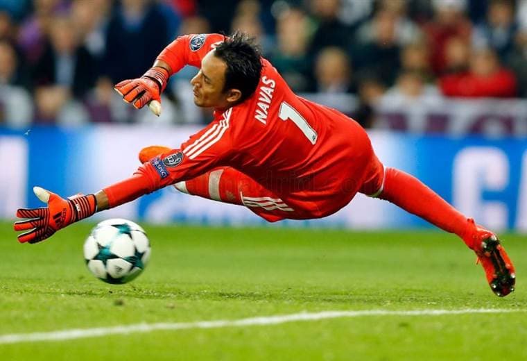 Keylor Navas realizó grandes tapadas ante el Tottenham