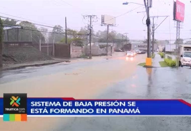 Sistema de baja presión que se está formando en Panamá podría afectar Costa Rica