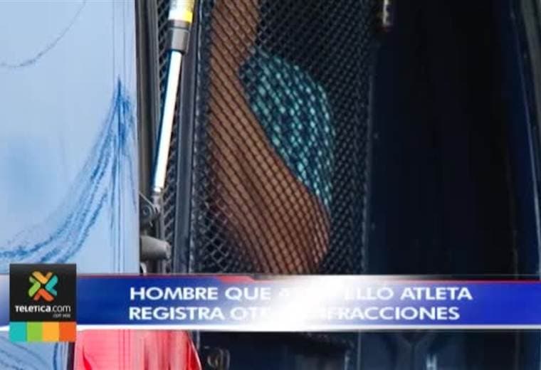 Hombre que atropelló a atleta registra otras infracciones y tiene un juicio pendiente