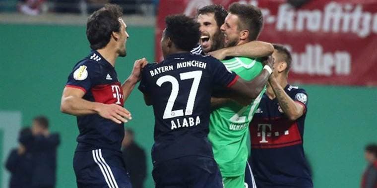 Bayern Munich venció por penales al Leipzig en la Copa Alemana.