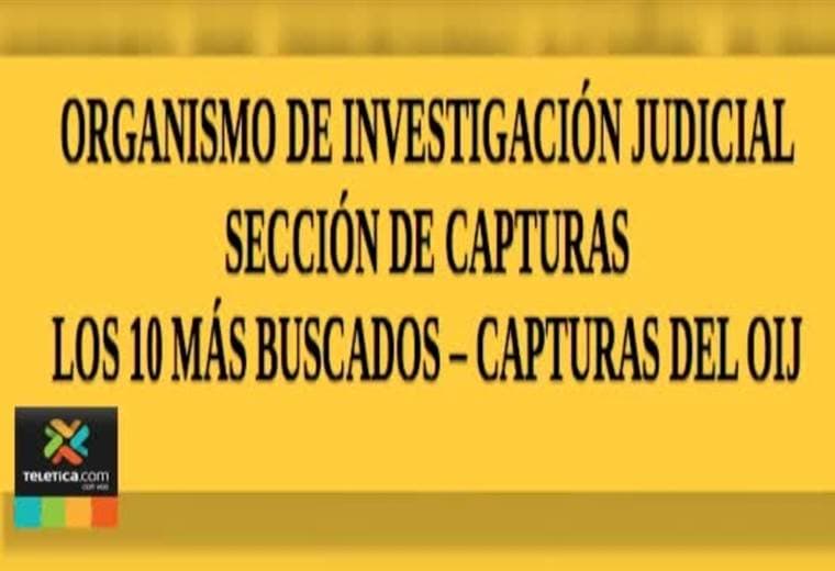 Los 10 más buscados del país