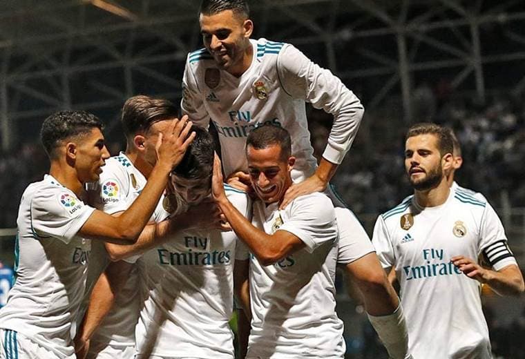 Real Madrid gana 2-0 en Fuenlabrada y pone un pie en octavos de Copa