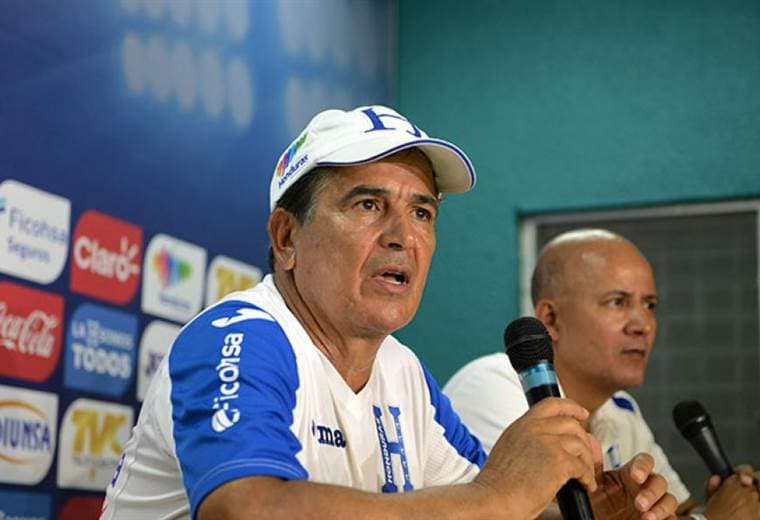 Jorge Luis Pinto, técnico de la Selección de Honduras.