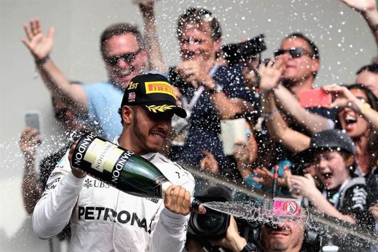 Lewis Hamilton, piloto británico de la escudería Mercedes.