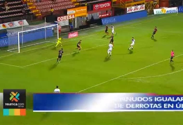 Alajuelense no perdía cuatro juegos consecutivos desde hace 31 años