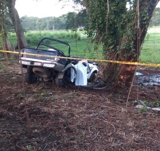 Seis personas mueren en violento accidente de tránsito en Guanacaste