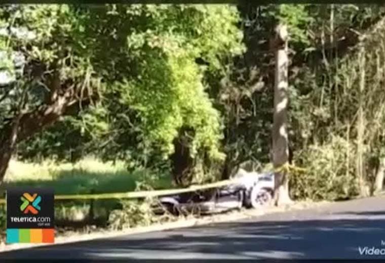 Mortal accidente de Abangares deja cinco niños sin sus padres