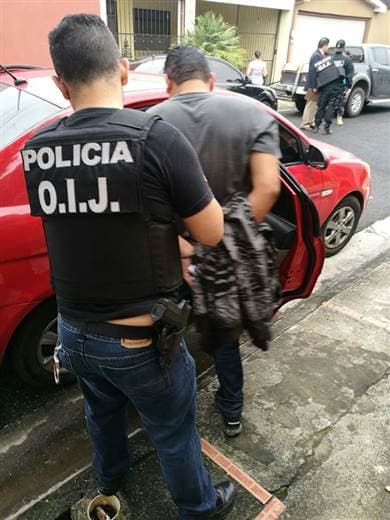 Detienen a 34 personas en allanamientos en San José, Cartago y Guanacaste 