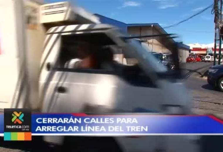 Tránsito recomienda usar vías alternas tras cierre en Sabana sur por trabajos en línea férrea