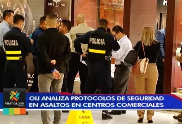OIJ analiza actuación de seguridad privada durante asalto a joyería de Escazú