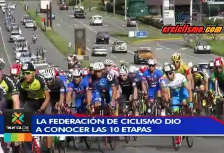 Federación de ciclismo dio a conocer los recorridos de las etapas de la Vuelta a Costa Rica