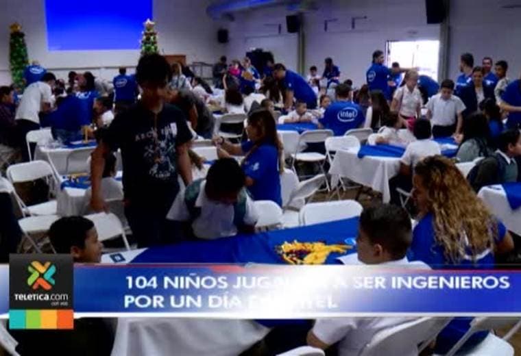 Más de 100 niños jugaron a ser ingenieros por un día en Intel