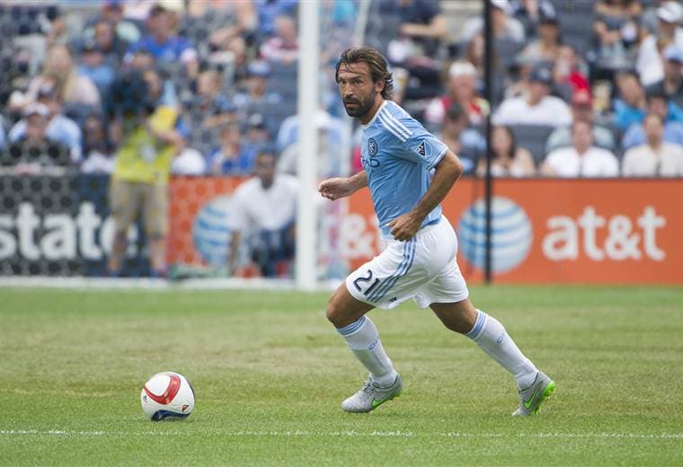 Andrea Pirlo jugó sus últimas temporadas con el New York City.