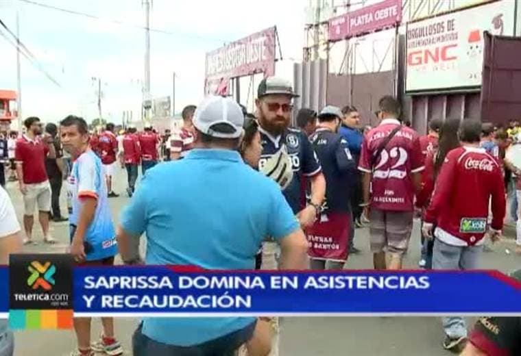 Saprissa y Alajuelense encabezan las taquillas de la primera fase del Apertura 2017