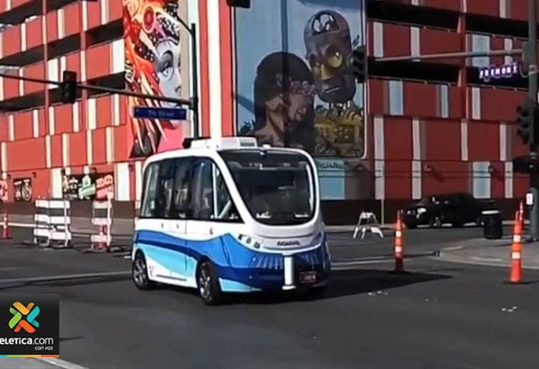 Ciudad de Las Vegas estrenó el primer autobús sin conductor