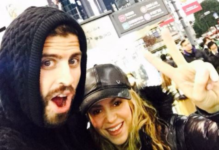 Shakira y Piqué. Imagen tomada de Instagram.