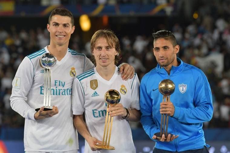 Luka Modric ganó el galardón a mejor jugador del Mundial de Clubes 2017.|AFP
