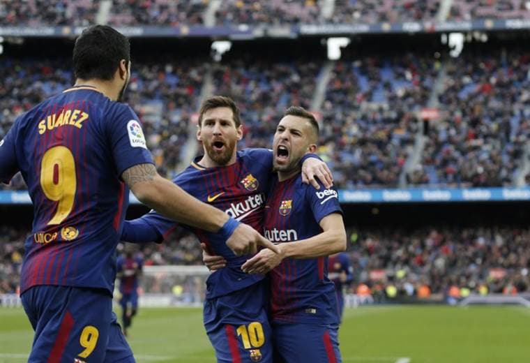 Messi y Luis Suárez anotaron para el conjunto del Barcelona |AFP. 
