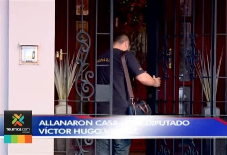 Exdiputado Víctor Hugo Víquez señaló que no tiene nada que ocultar tras allanamiento en su casa