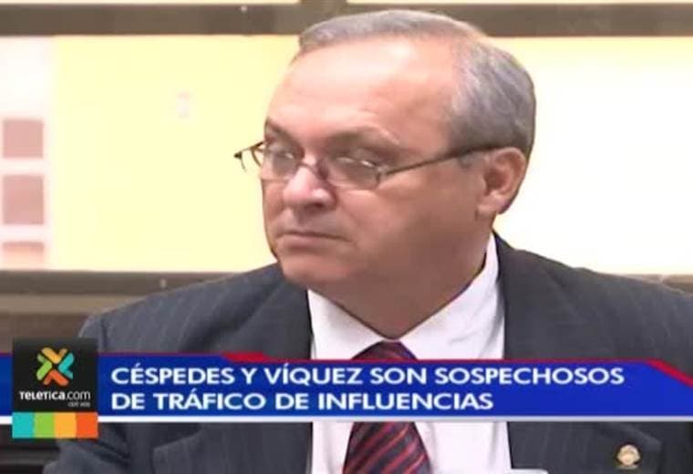 Exdiputados Céspedes y Víquez son sospechosos de tráfico de influencias según Fiscalía