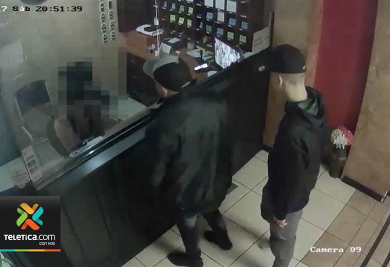 OIJ busca a dos hombres como sospechosos de asaltar en un hotel capitalino