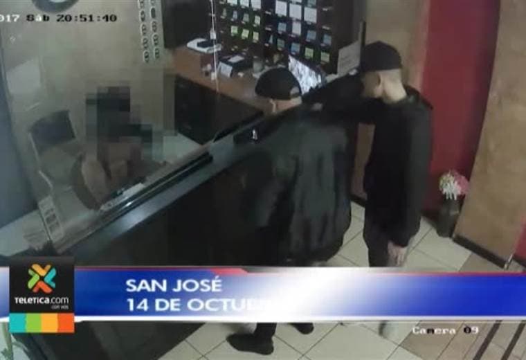 OIJ busca a dos hombres como sospechosos de asaltar en un hotel capitalino
