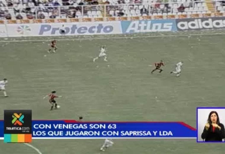 Johan Venegas, el jugador 63 en militar con Saprissa y Alajuelense