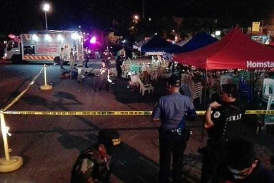 Incendio en un centro comercial en Filipinas.