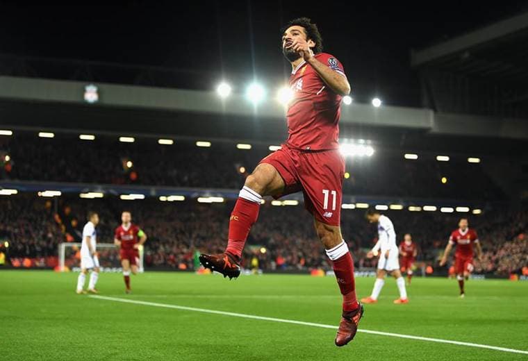 Mohamed Salah, delantero del Liverpool.|AFP 