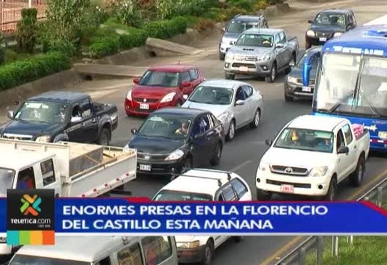 Derrame de unos 100 litros de combustible provocó presas en autopista Florencio del Castillo