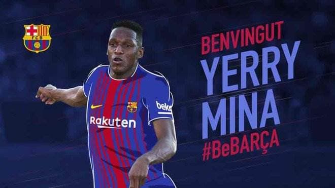Yerry Mina, nuevo fichaje del Barcelona.