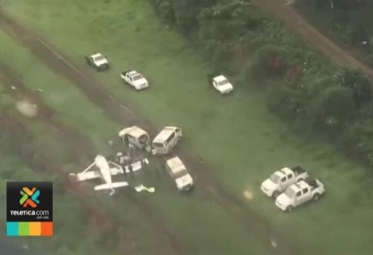 Cuatro pasajeros de avioneta accidentada en Pavones de Golfito están estables