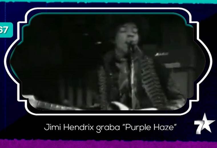 Hoy hace 51 años un 11 de enero de 1967 Jimi Hendrix graba uno de sus grandes exitos el single "Purple Haze".
