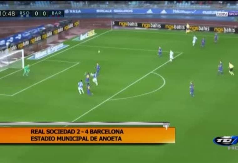 Fútbol Internacional: Real Sociedad 2 - 4 Barcelona