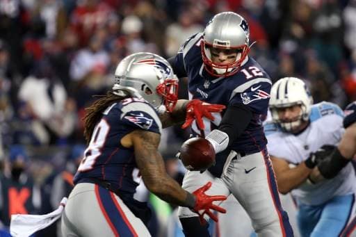 Los Patriots avanzaron a la final con otra excelente actuación de su mariscal Tom Brady. AFP