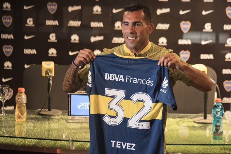 Carlos Tévez, Boca Juniors. |AFP