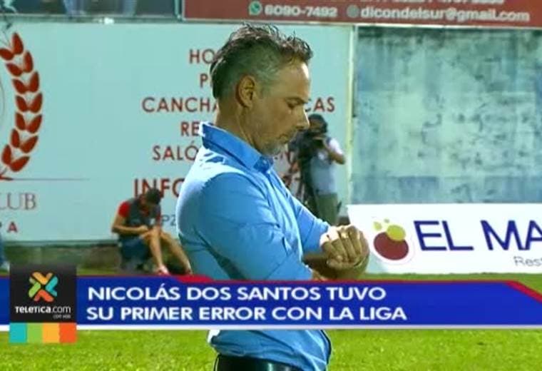 Rotación de jugadores le pasó la factura al técnico Nicolás Dos Santos en Alajuelense