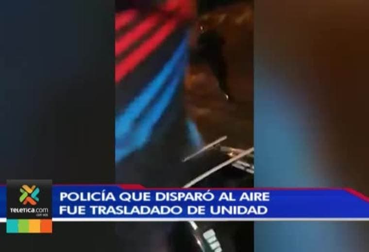 Policía que disparó al aire en una intervención en Alajuelita fue reubicado