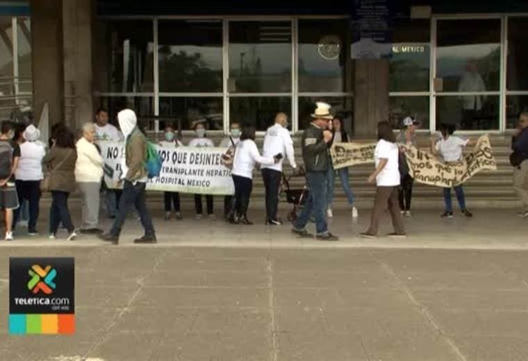 Pacientes hepáticos se manifestaron en hospital México