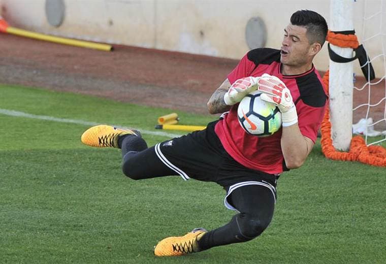 El portero costarricense Danny Carvajal.