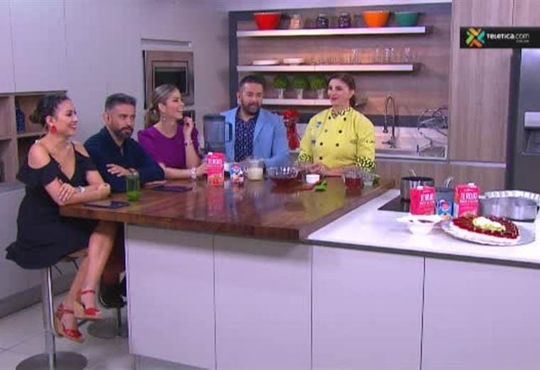 Receta: Postre corazón de arándano