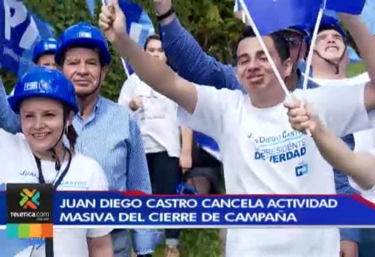 Juan Diego Castro cancela actividad masiva del cierre de campaña del PIN