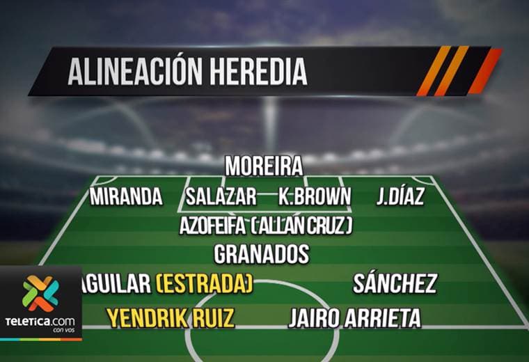 Así serán las alineaciones de Saprissa, Alajuelense y Herediano para el Clausura 2018