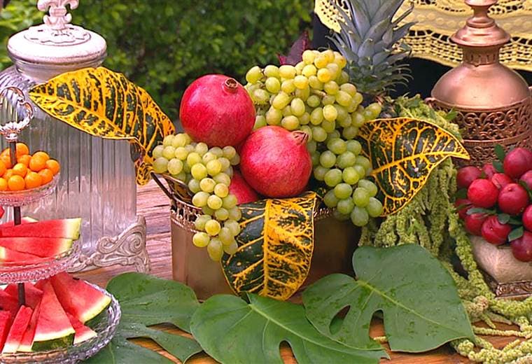 Aprenda a decorar su casa con frutas